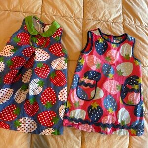 2 Mini Boden Toddler Dresses 18-24 months